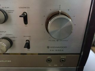Vintage Kenwood Ka - 6004 Solid State Stereo Integrated Amplifier