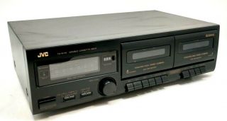 Jvc Td - W118 Stereo Double Cassette Recorder Tape Deck Player Great