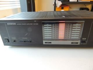 Kenwood Stereo Power Amplifier Km - 205 Sounds Great