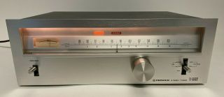 Vintage Pioneer Am/fm Stereo Tuner Tx - 6500 Ii Retro Hifi