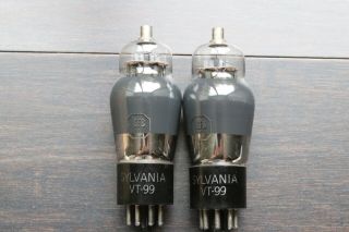 Sylvania 6f8g/vt - 99 Smoked Glass - Date Code Matched Pair