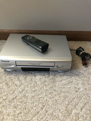 Panasonic Pv - V4523s Vcr Vhs Player Recorder With Remote