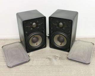 Pair Braun Output C / 8 Mini Speakers Ads A/d/s C/8 West Germany Minimus