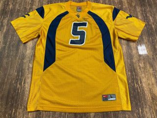 West Virginia Mountaineers Nike Yellow College Football Jersey - Youth Large