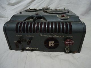 Vintage Webster Chicago Rma 375 Model 228 - 1 Wire Recorder / Repair