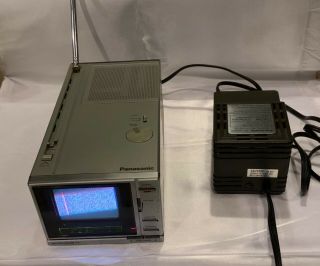 Vintage 1982 Panasonic Micro Color Tv Model No.  Ct - 3311 Power Pack
