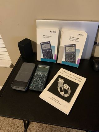 Hewlett Packard Hp 48g Graphing Calculator W/case And Documentation
