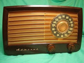 Admiral Radio Model 6q12 - N Am Fm 1949 Restoration
