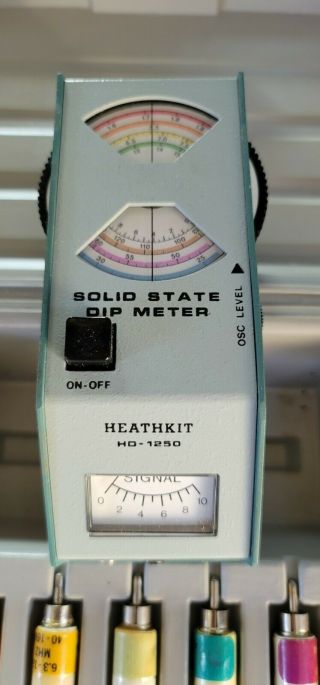 Heathkit HD - 1250 Solid State Grid Dip Meter with coils 3
