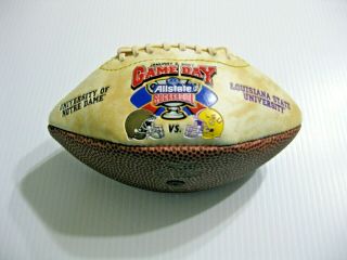 2007 Ncaa Allstate Sugar Bowl Lsu Vs Notre Dame Gameday Mini - Football