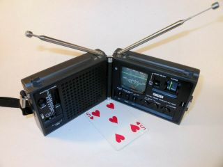 Vintage Sony Icf - 7800 3 - Band Mw/sw/fm Portable Radio,  Circa 1977