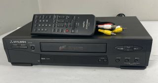 Mitsubishi Hs - U746 Vhs Player Vcr With Remote