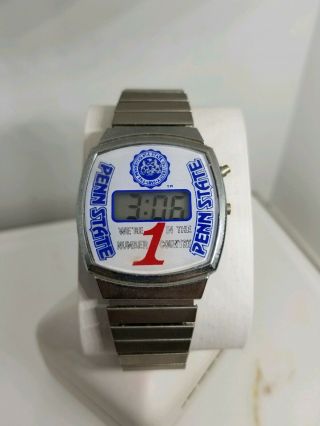 Vintage Mens Penn State We Are Number 1 In The Country Vintage Watch Digital