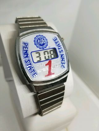 Vintage Mens Penn State We are Number 1 in the Country Vintage Watch Digital 2