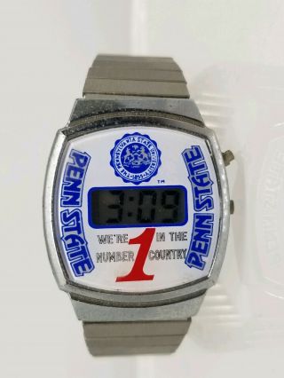 Vintage Mens Penn State We are Number 1 in the Country Vintage Watch Digital 3