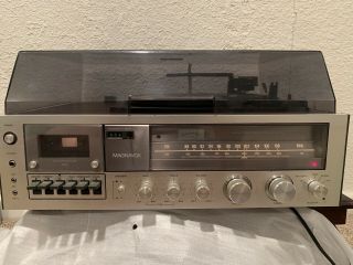 Vintage Magnavox Model R473 Solid State Am/fm Stereo Cassette Record Player Rare