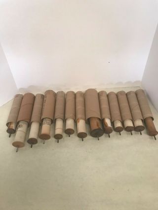 13 - 6 " Vintage Organette Paper Rolls