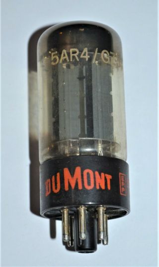 (1) Vintage Dumont By Mullard Gz34 5ar4 Rectifier Vacuum Tube F32 - B