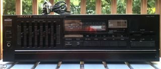 Hh Scott Model Sa225 Stereo Integrated Amplifier/graphic Equalizer 430 Watts