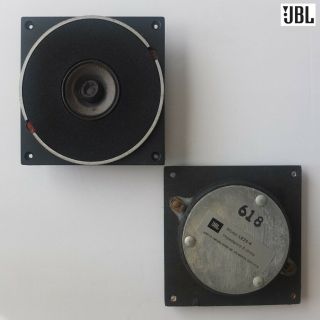 Pair Jbl Le25 - 4 1.  4 " Cone Tweeters Removed From Decade L26 Speakers,  Made C.  1975