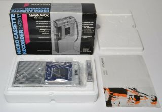 Magnavox Micro Cassette Recorder D6730 - Rare Old Stock