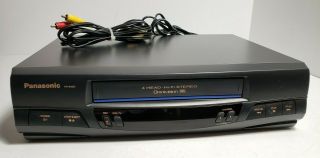 Panasonic Omnivision Pv - 9450 Vcr Cassette Recorder 4 - Head Vhs Player