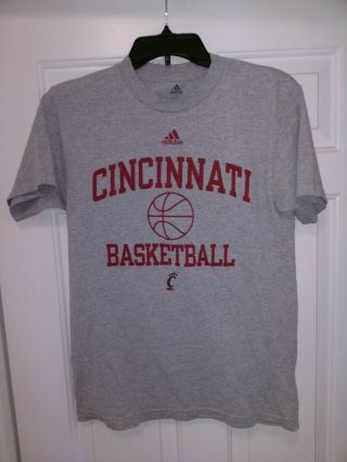 University Of Cincinnati Bearcats Basketball Adidas T - Shirt Men 