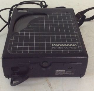Vintage Panasonic Portable Cd Player Sh - Cdb3 Rechargeable Battery Dual Dc