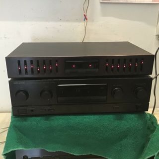 Vintage Kenwood Ka - 791 120w 2 Channel Stereo Integrated Amp And Ge 291 Eq
