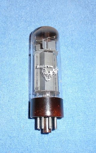 1 Amperex Bugle Boy 6ca7 El34 Vacuum Tube - D - Getters Holland For Audio Amps
