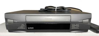 Toshiba M - 624 Vhs/vcr Video Cassette Recorder & Player,  4 Head Hi - Fi,  W/ Remote