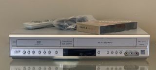 Jvc Hr - Xvc17 Dvd Vcr Combo Player Vhs Recorder Blank Tape And Remote