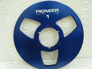 Blue Pioneer Pr - 100 10.  5 " Anodized Aluminum Metal Take Up Reel For Reel - To - Reel