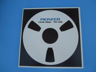 Pioneer Pr - 100 10.  5 " Metal Reel Vintage Reel Reel To Reel For 1/4 " Tape Deck