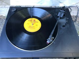 Vintage Sansui Stereo Direct Drive Turntable P - D10 With Dust Cover Sc - 80 Stylus