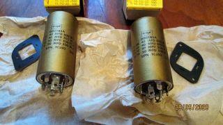 Vintage CDE Electronic Components capacitor NOS x2 DD0185A 3