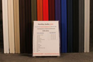 FROM Huntley Audio.  Two JBL L - 100 Dark Blue Grille Grilles Inserts 2