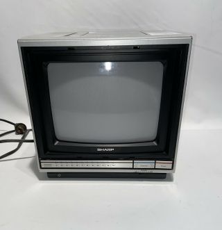 Vintage 1983 Sharp Model 9h100 Color Tv.