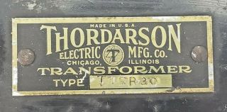 Vintage Thordarson T - 17r30 Power Transformer Tube Audio Amp Western Electric