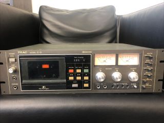 Teac C - 3 Stereo 3 Head Cassette Deck.  Needs Belts Serviced Otherwise