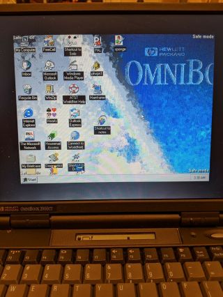 HP Hewlett - Packard OmniBook 2000 Laptop Complete 2