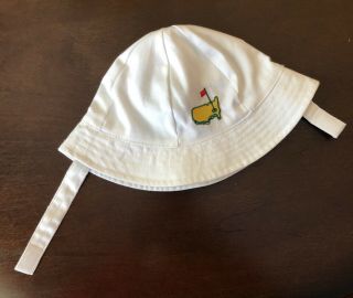 Masters Golf Augusta National Infant Toddler White Bucket Hat 0 - 4