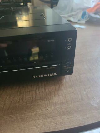 Rare Vintage Toshiba Betamax V - S443.  Powers on No tape to test.  Motor Runs 3