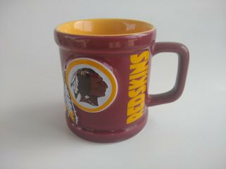 2000 Nflp Licensed Nfl Washington Redskins Football 3d Logo Tea Coffee Mug Cup