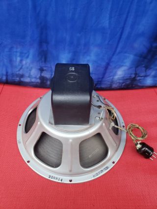 Jensen F12n Field Coil Speaker 8 Ohm Vc 6000 Ohm Fc 1958 Immense Sound Video