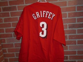 Cincinnati Reds Ken Griffey Jr Mens Jersey Tshirt Size 2xl - Heavy Weight