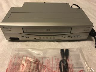 Magnavox Cmwv - 405 4 - Head Vhs Video Cassette Player Vcr - Like - No Box -