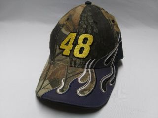Chase Authentics Jimmie Johnson Adjustable Hat Cap Camo 48 Nascar