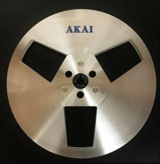 Vintage Akai Atr - 7m - 7 " Metal Take Up Reel -