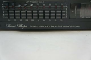 ADC SS - 100SL STEREO FREQUENCY EQUALIZER Sound Shaper 3